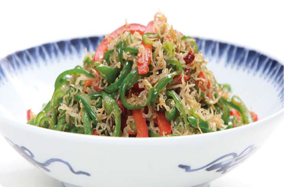 ピーマンのじゃこ炒め